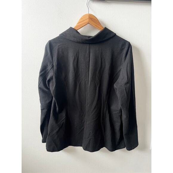 EILEEN FISHER black jacket women's size medium - Picture 4 of 7